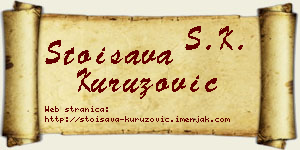 Stoisava Kuruzović vizit kartica